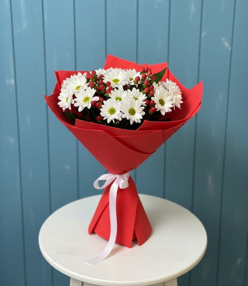 Букет цветов из: Хризантемы в Двуреченске