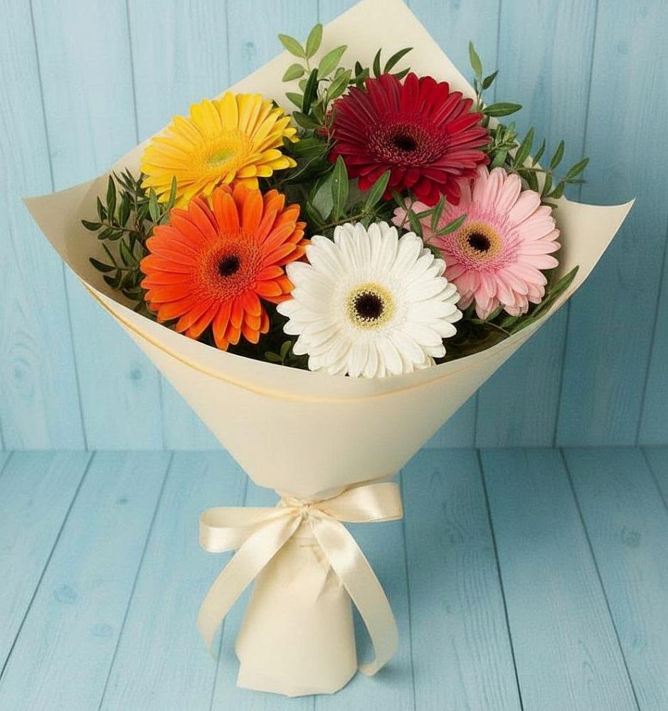 Букет цветов из: Герберы в Двуреченске
