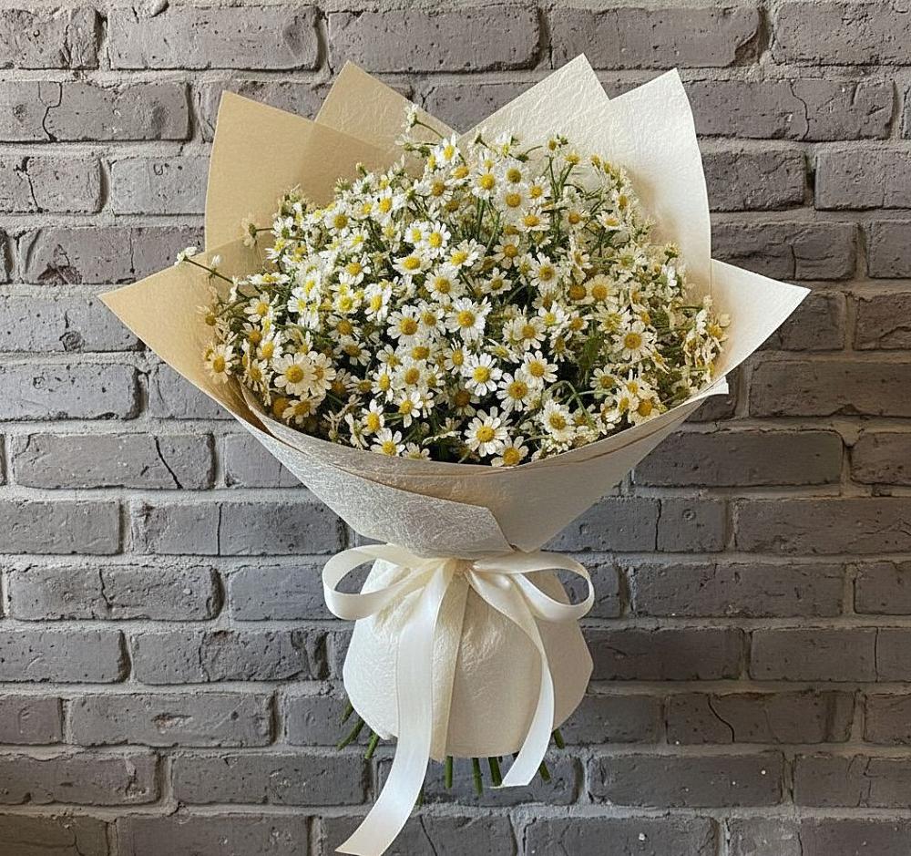 Букет цветов из: Ромашки в Двуреченске
