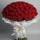Букет 101 Красная роза Блэк Мэджик в Двуреченске