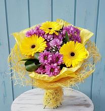 Букет цветов из:  Хризантемы и Герберы в Двуреченске