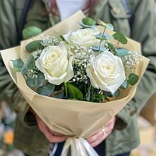 Букет Нежные грёзы в Двуреченске Букет цветов из: Розы в Двуреченске