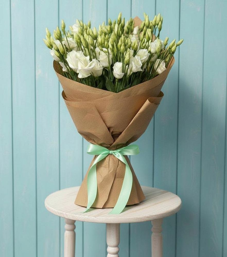 Букет цветов из: Лизиантусы в Двуреченске