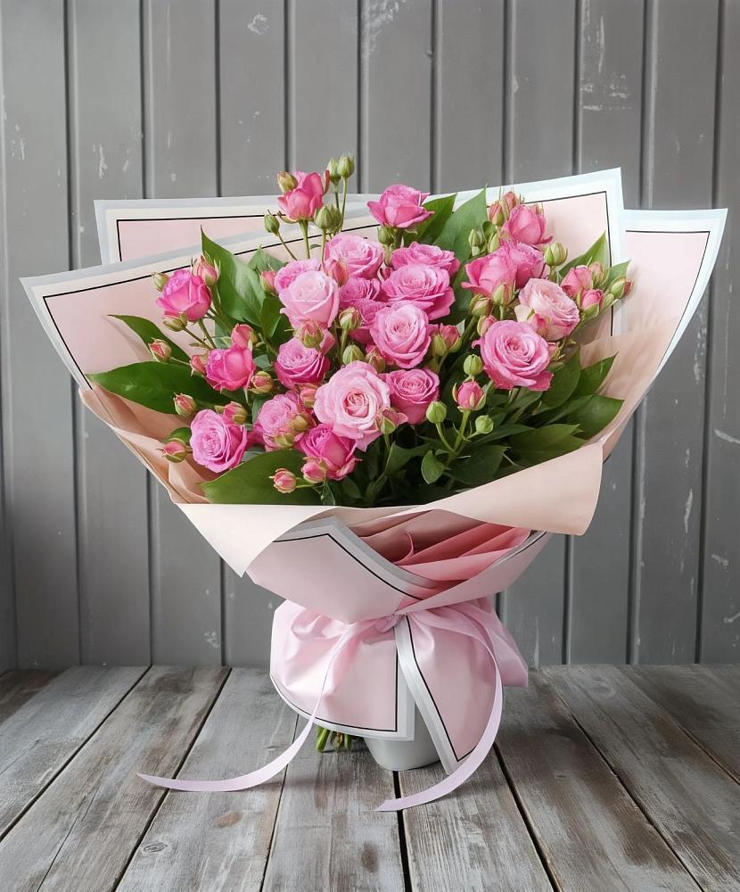 Букет Розовый кустик в Двуреченске
