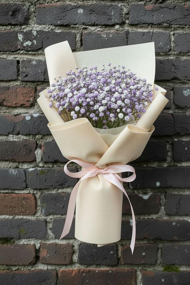 Букет цветов из: Гипсофила в Двуреченске