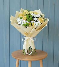 Букет цветов из:  Хризантемы и Розы #REPLACE_PRED# Двуреченске